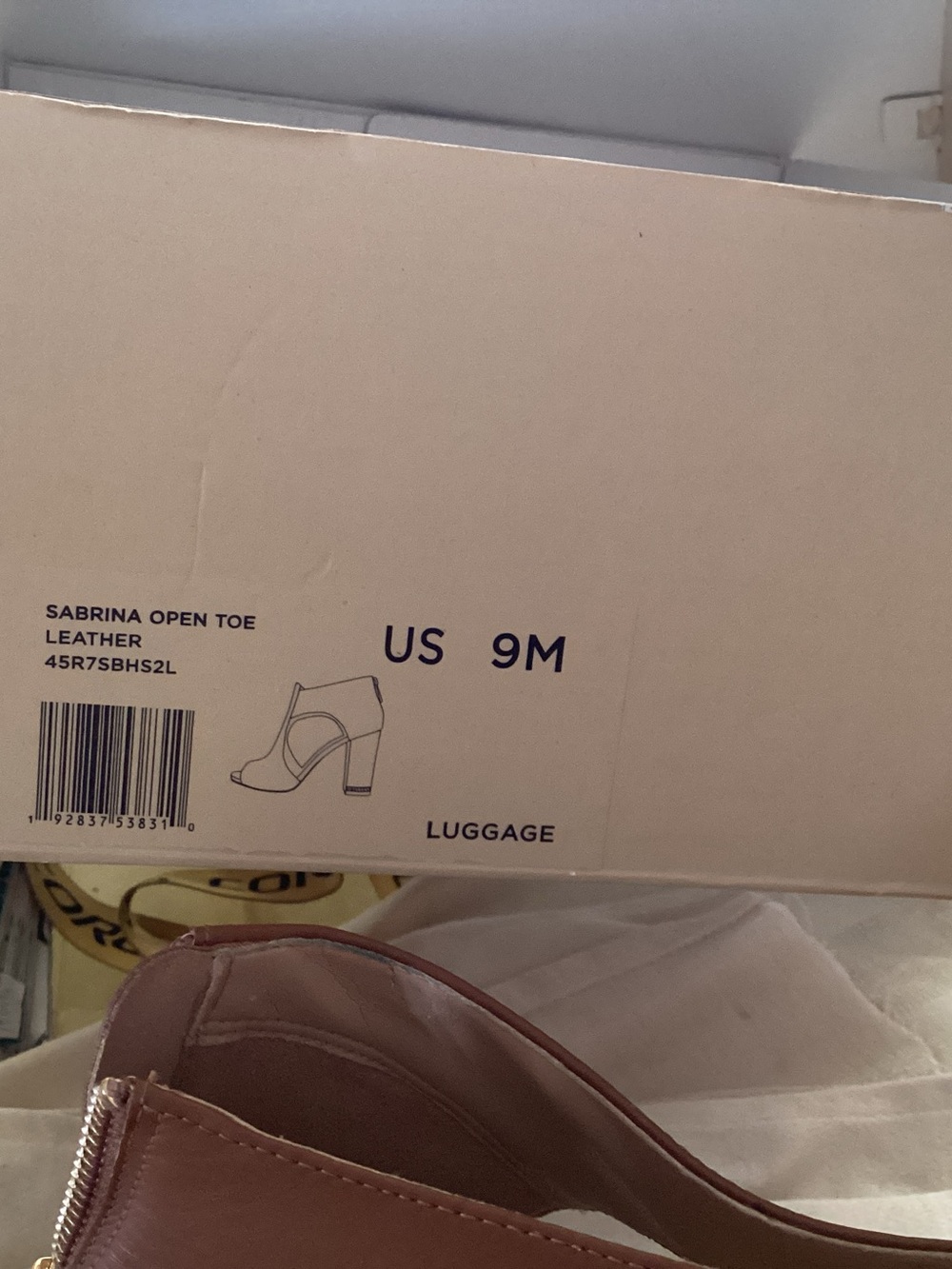 Michael Kors Tan Brown Cutout Open-Toe High Heel Sandals - Picture 7 of 8